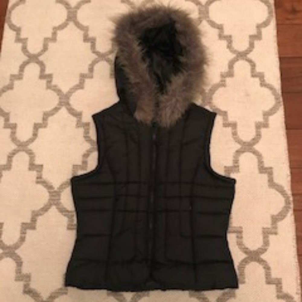 Fur Hood Vest